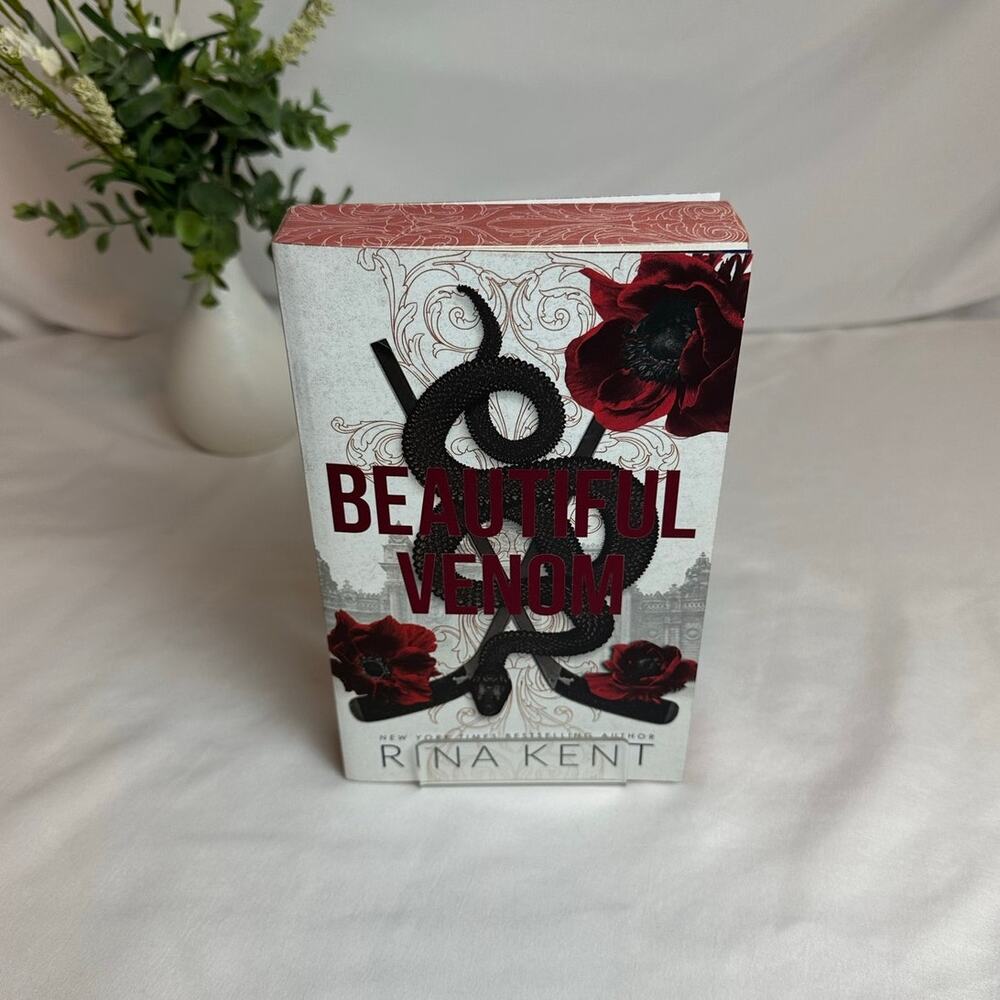 Beautiful Venom Rina Kent Deluxe Sprayed Edges Paperback Dark Hockey Romance